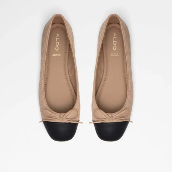 Aldo Braylynn Leather Ballerina Flats - Picture 1 of 8